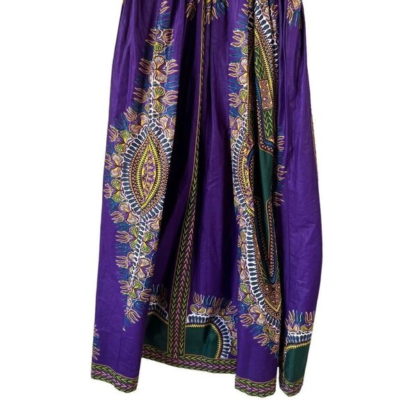 Dashiki Print Maxi Skirt - Picture 5 of 9